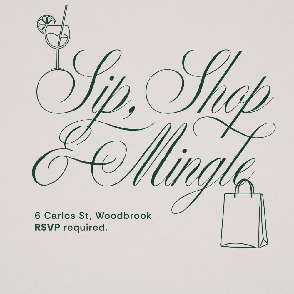 Pheal Good Weekend Sip, Shop + Mingle